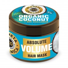 09253 PLANETA ORGANICA ECO маска  для волос ORGANIC COCONUT+BIO COLLAGEN 500 мл