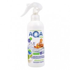 18658 AQA baby Антибактериальный спрей для очищения всех поверхностей в детской комнате 300 мл