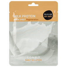 658408 Consly Тканевая маска для лица с молочными протеинами, 25мл