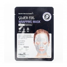 5012253 MBeauty Восстанавливающая серебряная фольгированная маска для лица с витамином С, 25мл