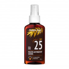 43669 KRASSA TROPIC SUN Масло-активатор загара SPF 25,100 мл