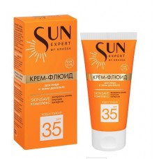 41382 Krassa SUN EXPERT Крем-флюид для лица и зоны декольте SPF 35, 50 мл