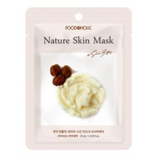 604756 FOODAHOLIC NATURE SKIN MASK #SHEA BUTTER Тканевая маска для лица с маслом ши