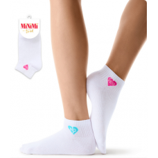 252440 Minimi Носки TREND 4213 с рисунком на паголенке "Love Story" Bianco 39-41+