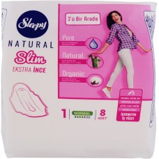 69355 Sleepy Natural Прокладки гигиенические Slim Extra Normal 240мм 8шт