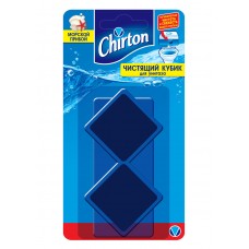 10359 CHIRTON Чистящий кубик для унитаза Чиртон "Морской Прибой" 2х50гр.