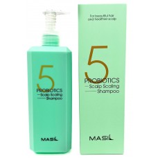 061184 Masil Шампунь глубоко очищающий с пробиотиками - 5 Probiotics scalp scaling shampoo, 500мл