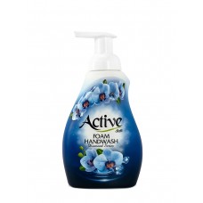 05435 ACTIVE Пенка-мыло для рук "Небесный бриллиант", дозатор, 500 мл, Blue