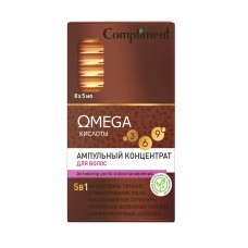 911948 Тимекс Compliment OMEGA ампульный концентрат для волос активатор роста и восстановления, 8*5^