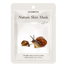 604794 FOODAHOLIC NATURE SKIN MASK #SNAIL Тканевая маска для лица с муцином улитки