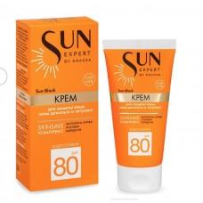 41399 Krassa SUN EXPERT Крем для защиты лица, зоны декольте и татуажа SPF 80 Sun Block, 50 мл