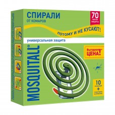 00937 MOSQUITALL - Спирали "Универсальная защита" от комаров 10 шт