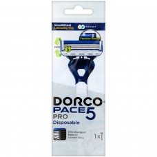 13079 DORCO PACE 5 PRO NEW, однораз. станок  (1 шт.) 5 лезвий, плав. головка, увл. полоса