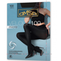 98165 Omsa Колготки Velour Micro 100  Nero 3+